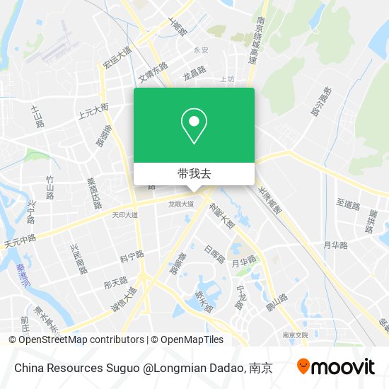 China Resources Suguo @Longmian Dadao地图
