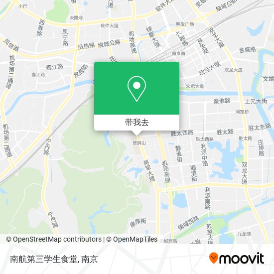 南航第三学生食堂地图