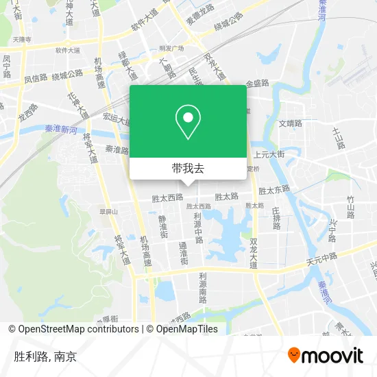 胜利路地图