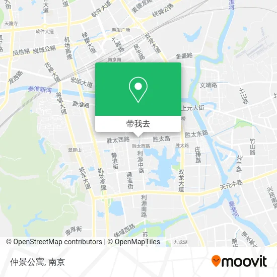 仲景公寓地图