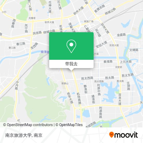 南京旅游大学地图