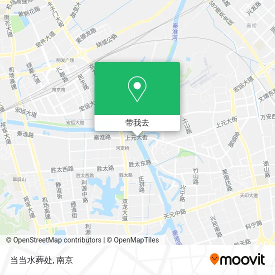 当当水葬处地图