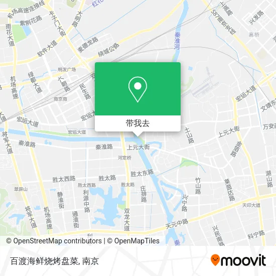 百渡海鲜烧烤盘菜地图