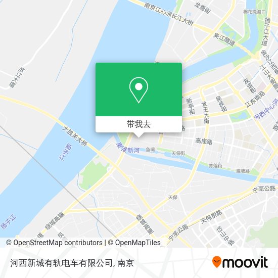 河西新城有轨电车有限公司地图