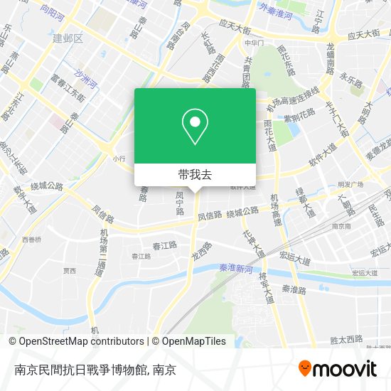 南京民間抗日戰爭博物館地图