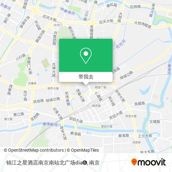 锦江之星酒店南京南站北广场dia➏地图