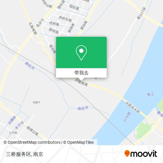 三桥服务区地图