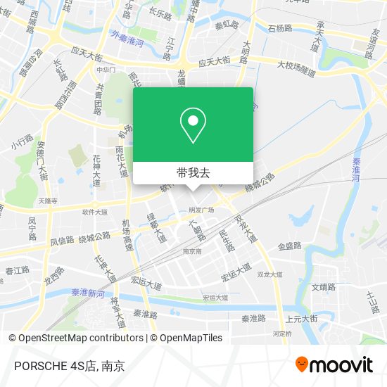 PORSCHE 4S店地图