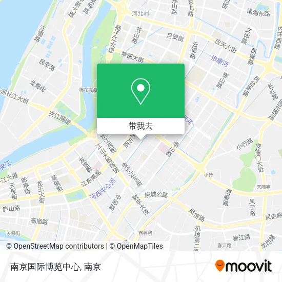 南京国际博览中心地图