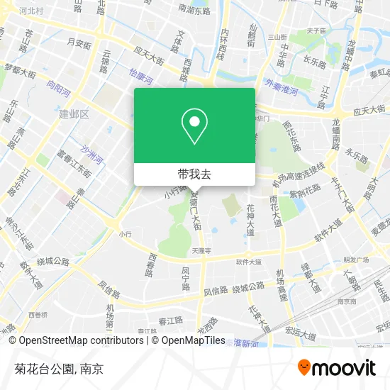 菊花台公園地图