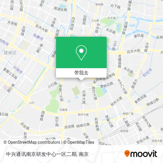 中兴通讯南京研发中心一区二期地图