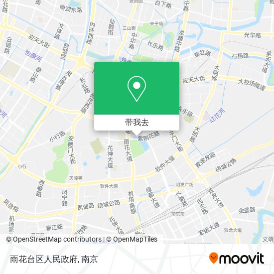 雨花台区人民政府地图