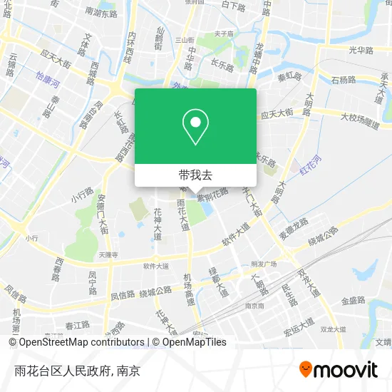 雨花台区人民政府地图