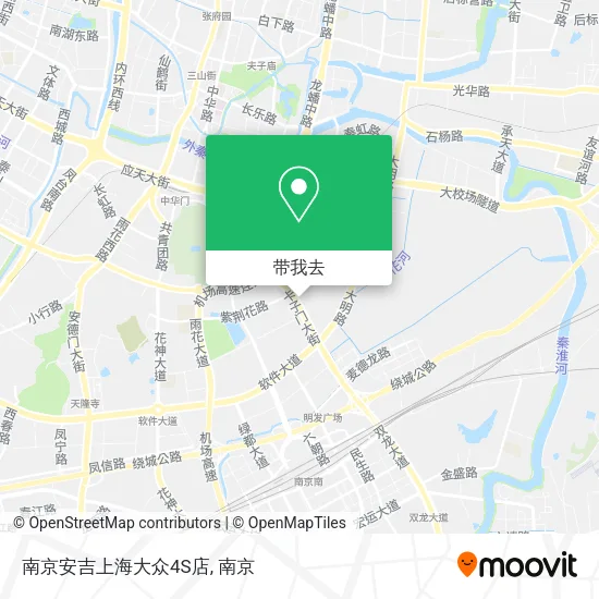 南京安吉上海大众4S店地图