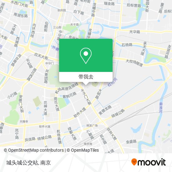 城头城公交站地图
