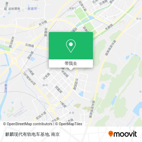 麒麟现代有轨电车基地地图
