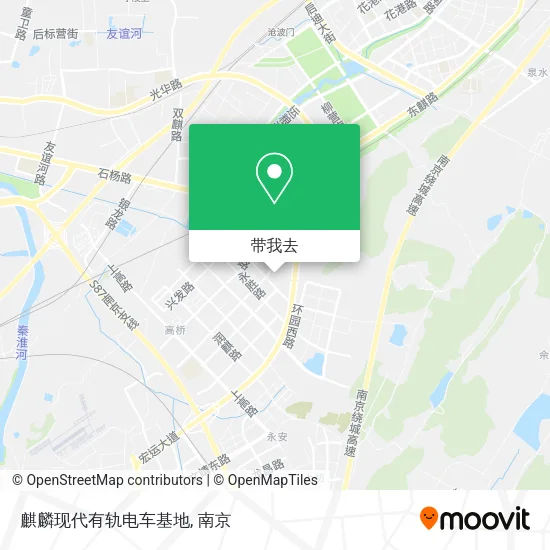 麒麟现代有轨电车基地地图