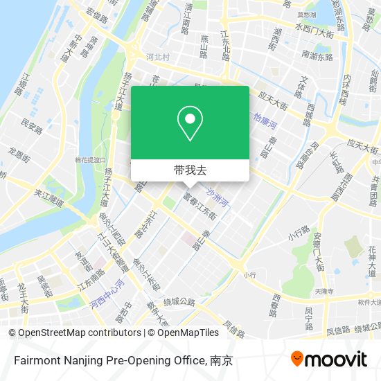 Fairmont Nanjing Pre-Opening Office地图