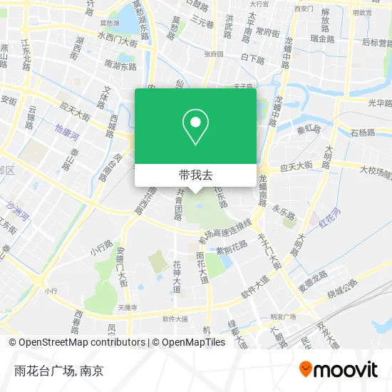 雨花台广场地图