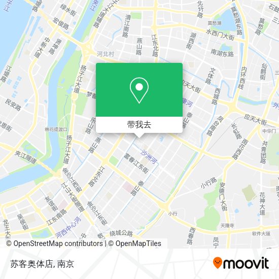 苏客奥体店地图