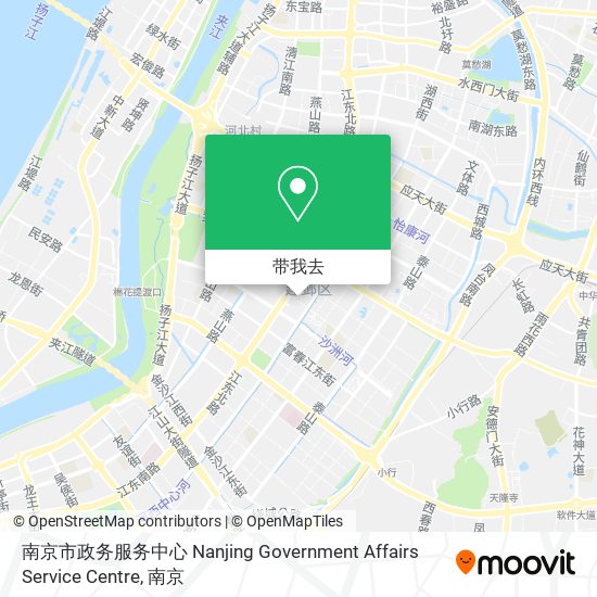 南京市政务服务中心 Nanjing Government Affairs Service Centre地图