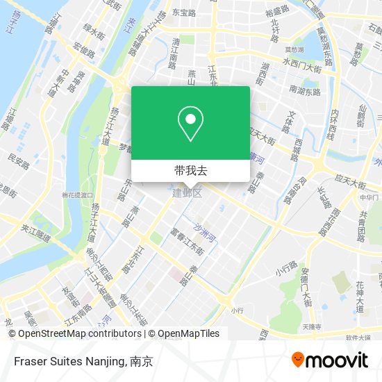 Fraser Suites Nanjing地图