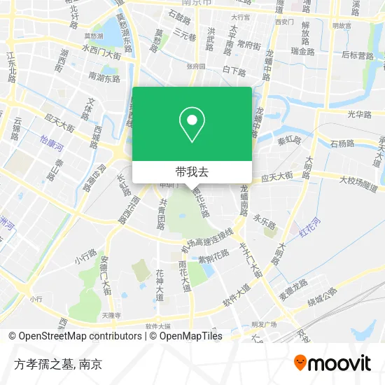 方孝孺之墓地图