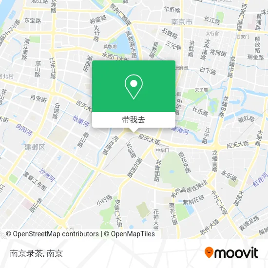 南京录茶地图