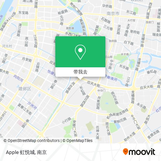 Apple 虹悦城地图