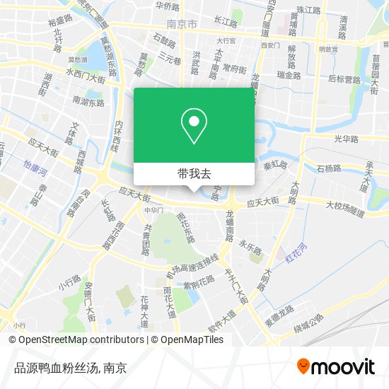 品源鸭血粉丝汤地图
