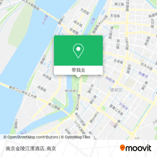 南京金陵江濱酒店地图