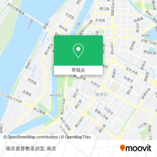南京基督教圣训堂地图