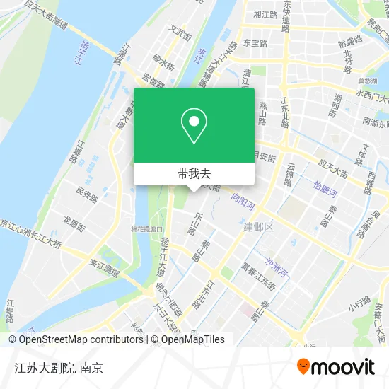 江苏大剧院地图