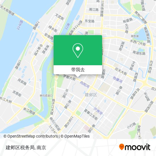 建邺区税务局地图