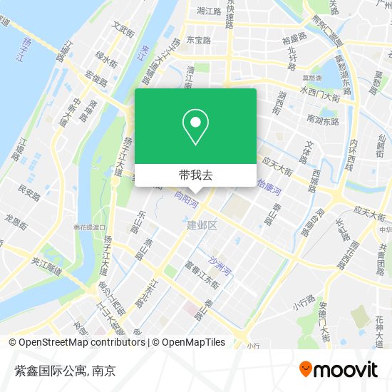紫鑫国际公寓地图