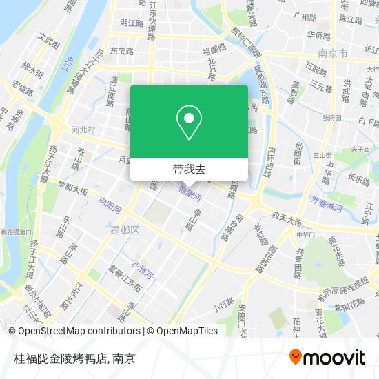 桂福陇金陵烤鸭店地图