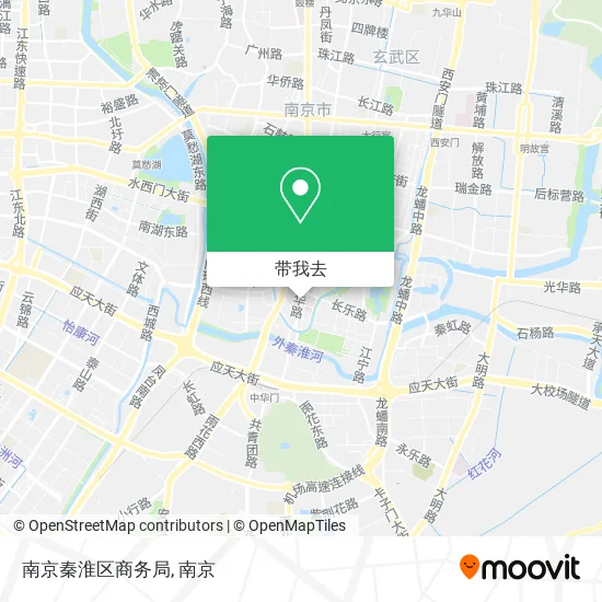 南京秦淮区商务局地图