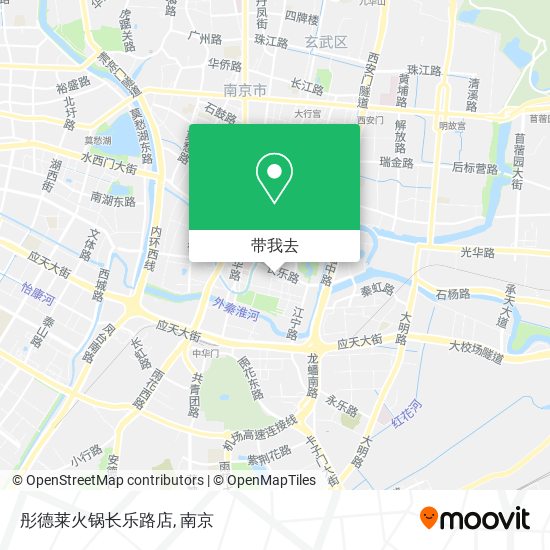 彤德莱火锅长乐路店地图