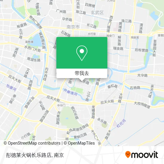 彤德莱火锅长乐路店地图