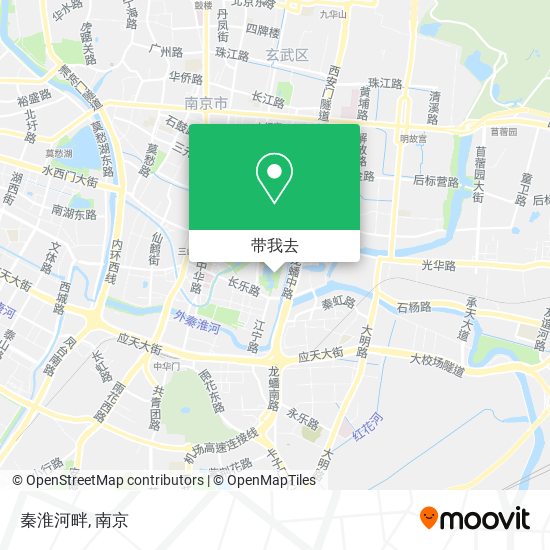 秦淮河畔地图