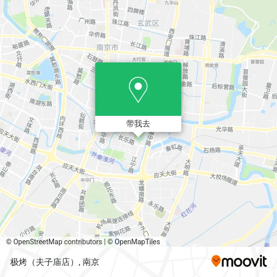 极烤（夫子庙店）地图