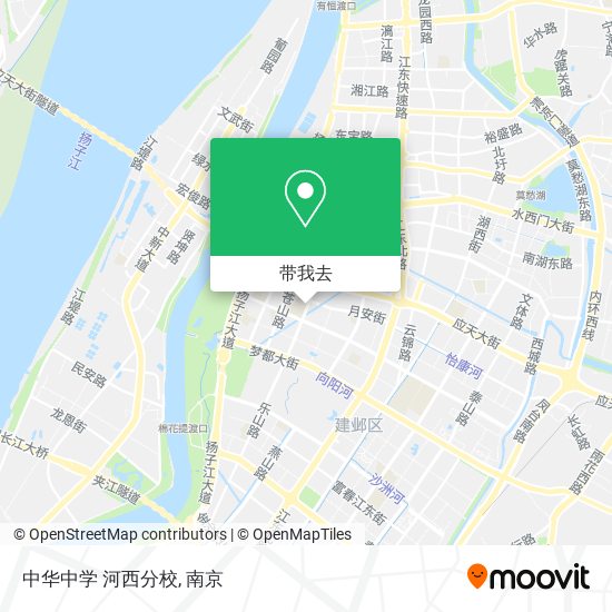 中华中学 河西分校地图