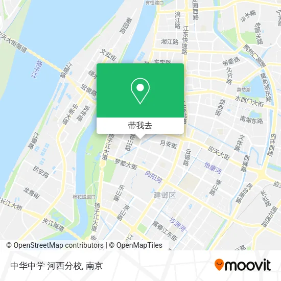 中华中学 河西分校地图