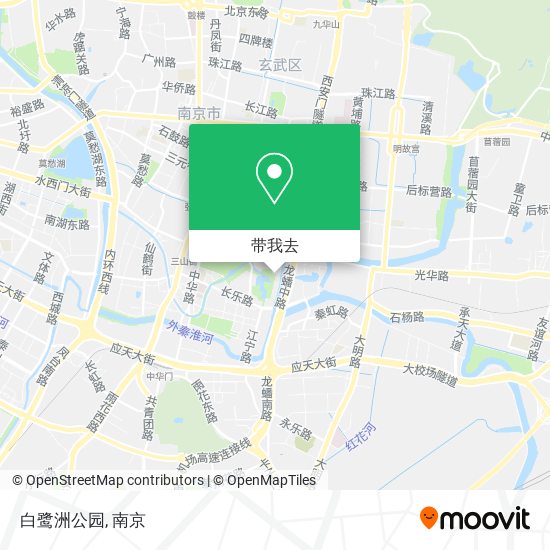 白鹭洲公园地图