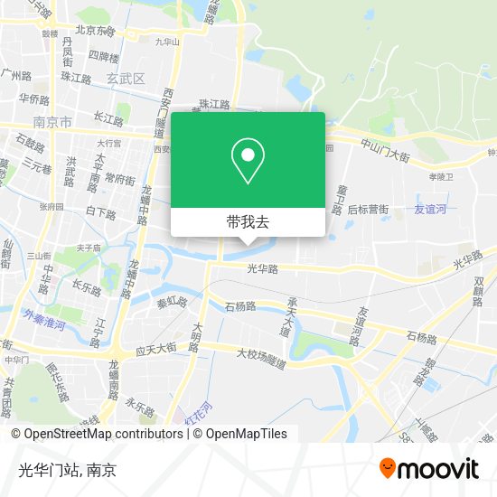 光华门站地图