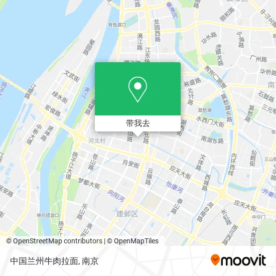 中国兰州牛肉拉面地图
