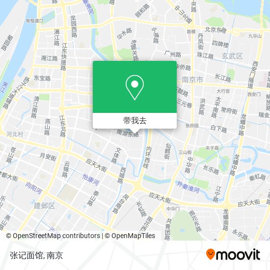 张记面馆地图