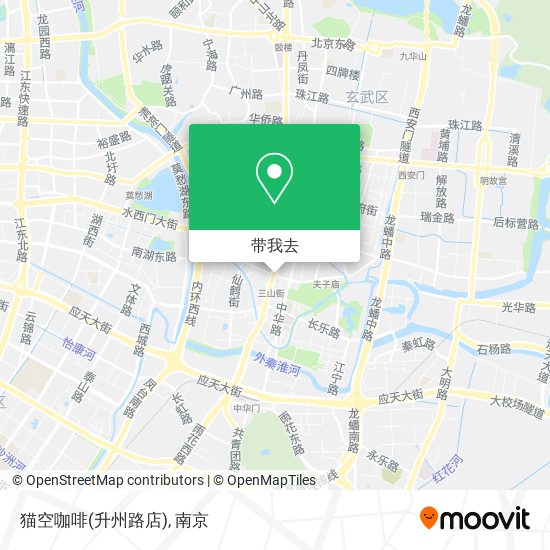 猫空咖啡(升州路店)地图