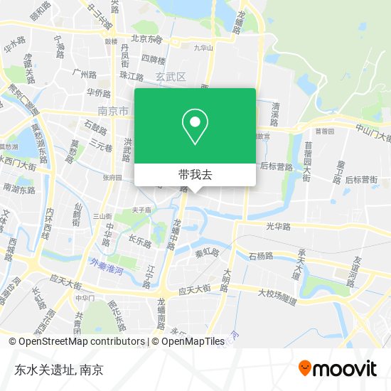 东水关遗址地图