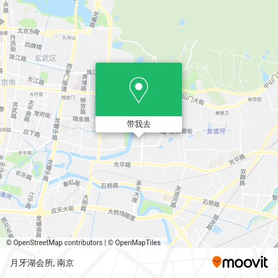 月牙湖会所地图
